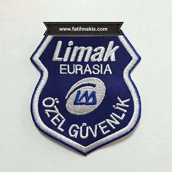 limak güvenlik arma nakış arma