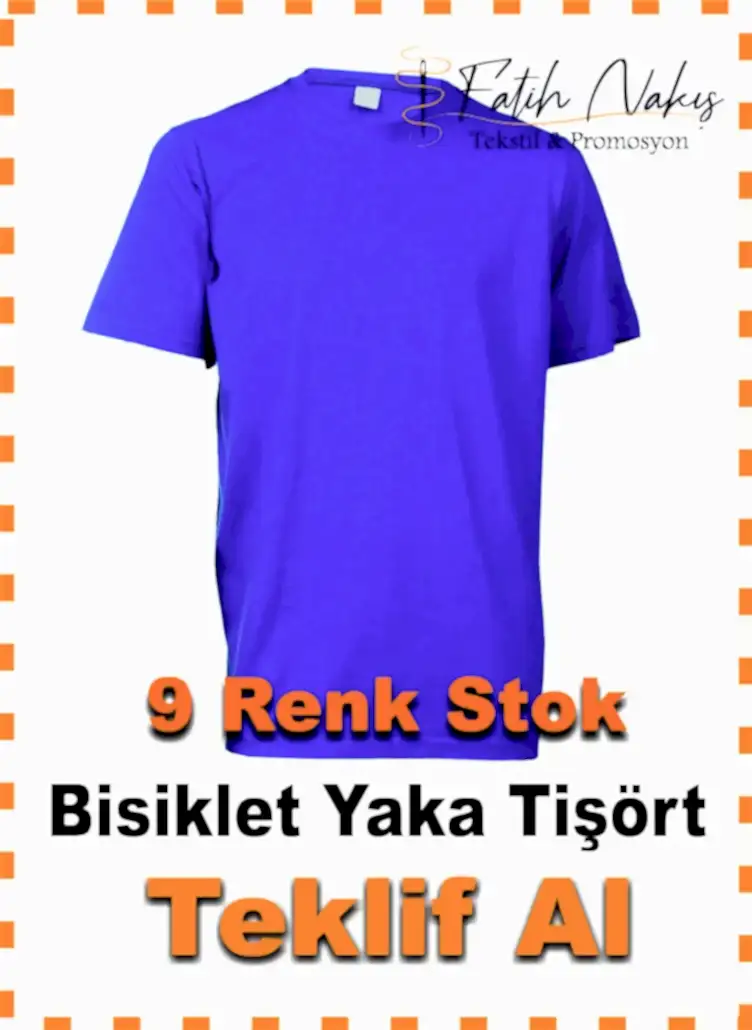 fatih-nakış fiyat teklifi bisiklet yaka tişört